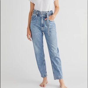 AGOLDE Riya Elasticated Peg Jeans